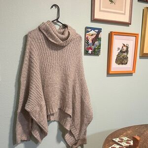 Wooden Ships Taupe Cowl Neck Sweater